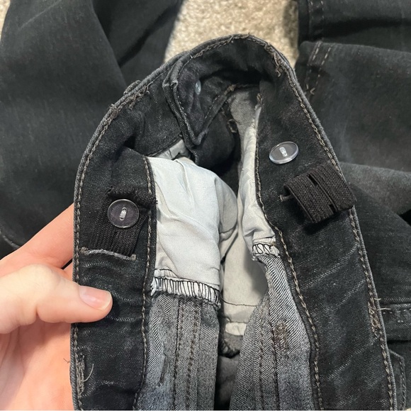 Real Love size 7 girls charcoal black jeans - Picture 3 of 6